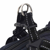 Cappotto per Cani con imbracatura Blu navy S Pile e Poliestere 3422538