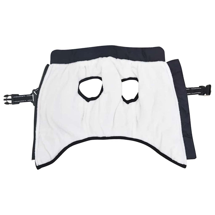 Cappotto per Cani con imbracatura Blu navy S Pile e Poliestere 3422538