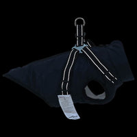 Cappotto per Cani con imbracatura Blu navy S Pile e Poliestere 3422538