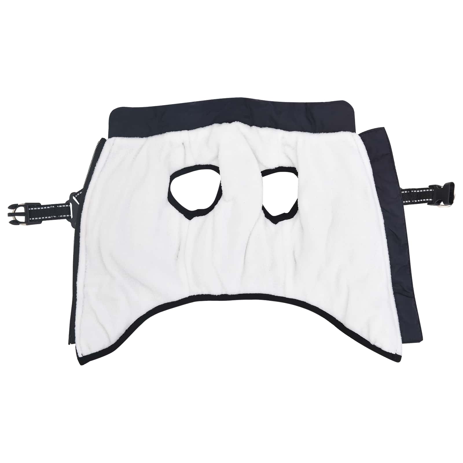 Cappotto per Cani con imbracatura Blu navy M Pile e Poliestere 3422539