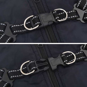 Cappotto per Cani Blu navy 2XL Pile e Poliestere 3422542