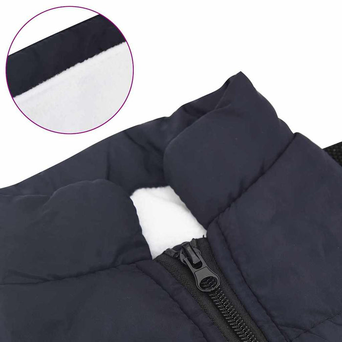Cappotto per Cani Blu navy 2XL Pile e Poliestere 3422542