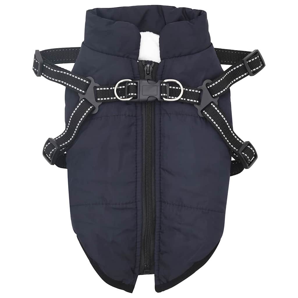 Cappotto per Cani Blu navy 2XL Pile e Poliestere 3422542