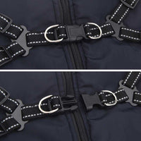 Cappotto per Cani Blu navy 5XL Pile e Poliestere 3422545