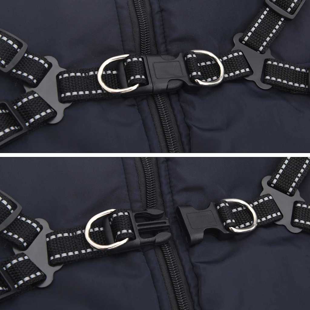 Cappotto per Cani Blu navy 6XL Pile e Poliestere 3422546