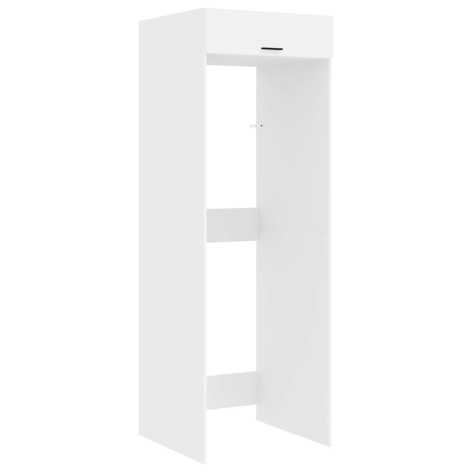 Mobiletto per lavatrice con porta Bianco 67,5 x 68 x 200 cm 3422784