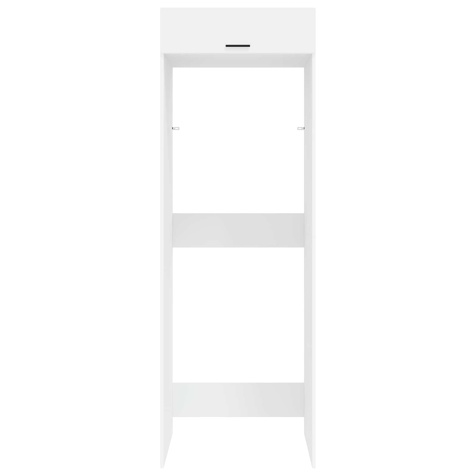 Mobiletto per lavatrice con porta Bianco 67,5 x 68 x 200 cm 3422784