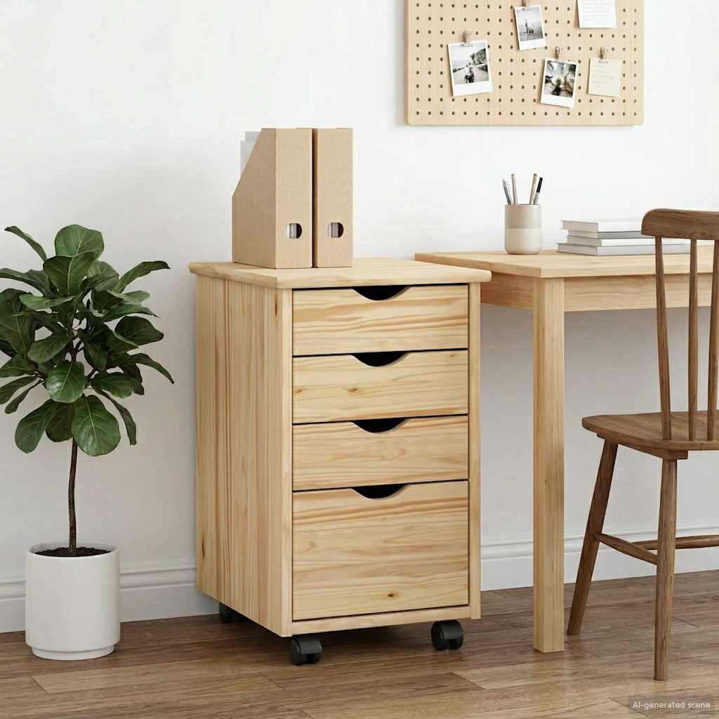 Mobile con Ruote con ruota Marrone 34 x 39 x 56 cm 42032388