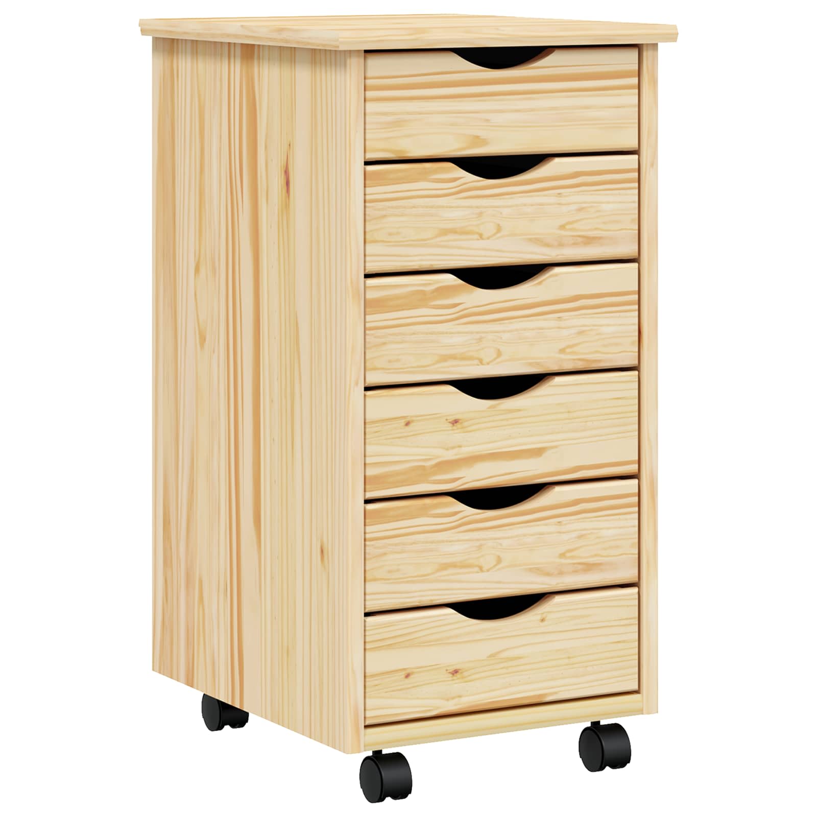 Armadietto Rotolante con Cassetti MOSS Vernice trasparente 42032400