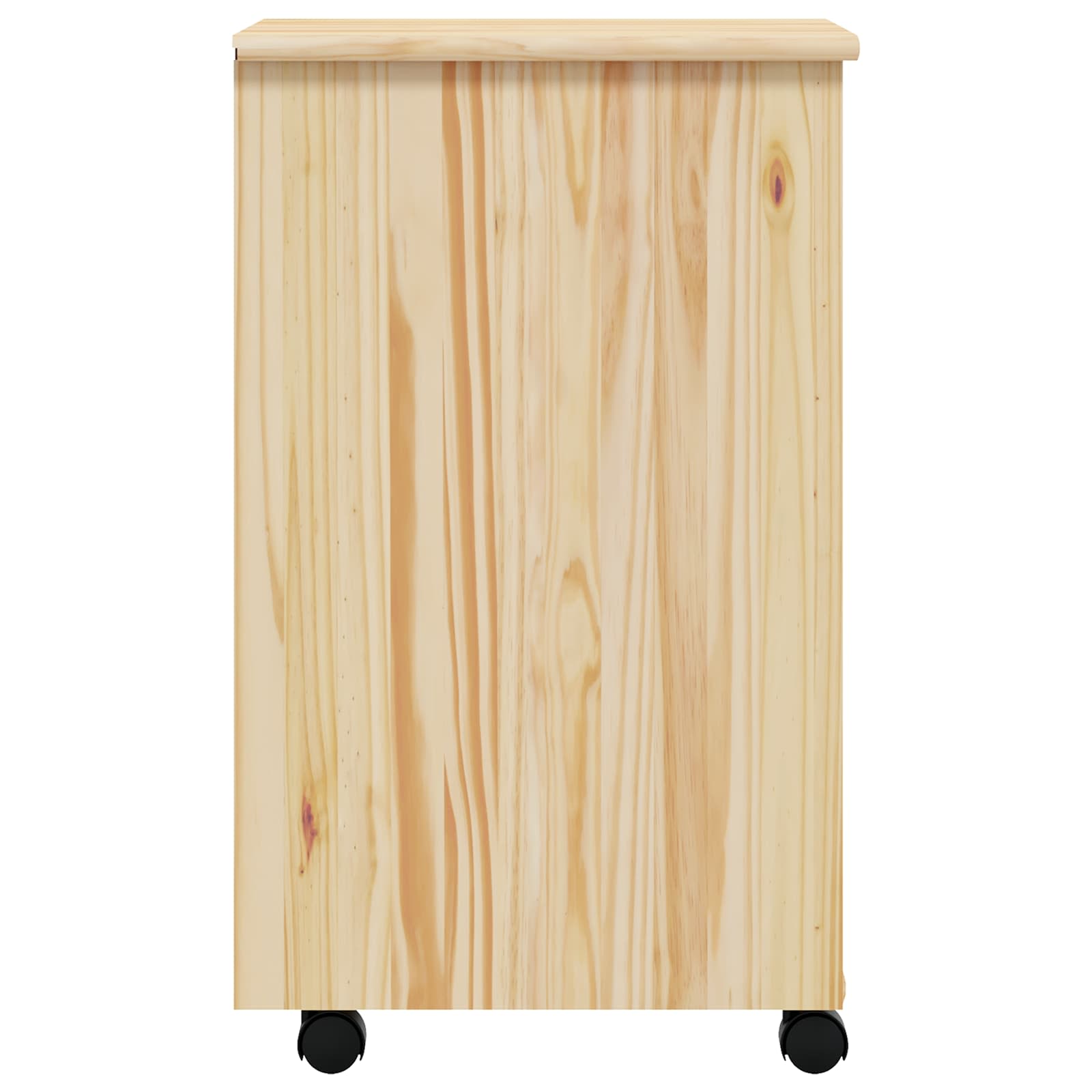 Mobiletto con Scrivania con ruota MOSS Vernice trasparente 42032405