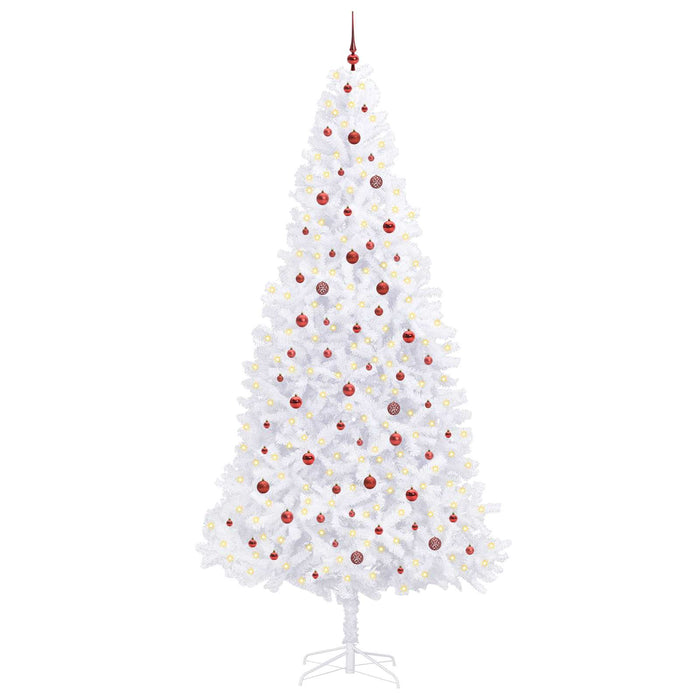 Albero di Natale artificiale Bianco 300 cm PVC e Acciaio 3426558