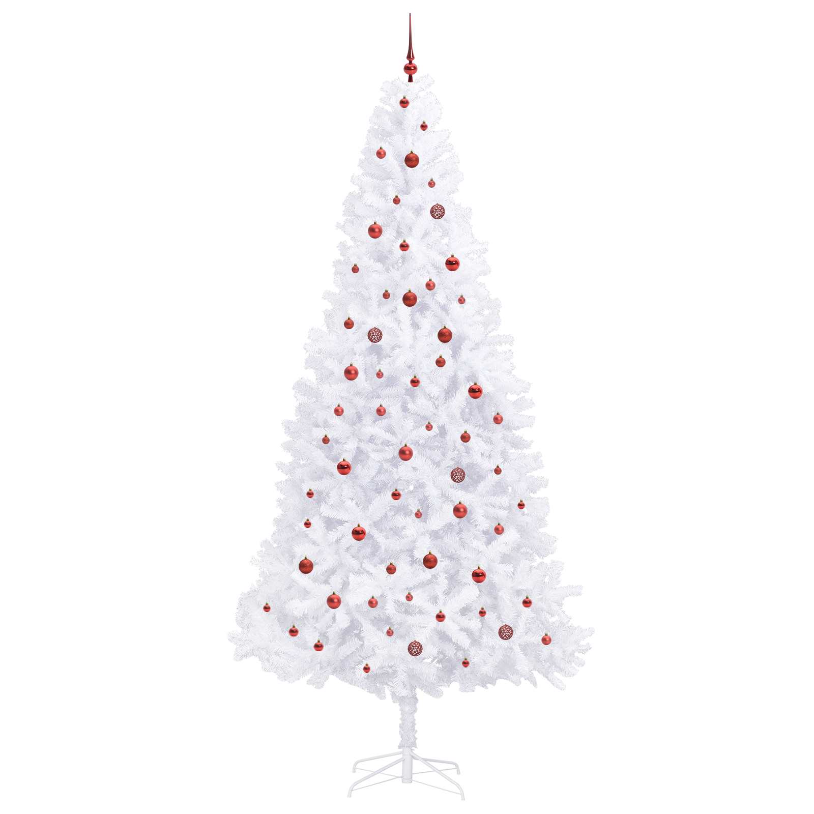 Albero di Natale artificiale Bianco 300 cm PVC e Acciaio 3426558