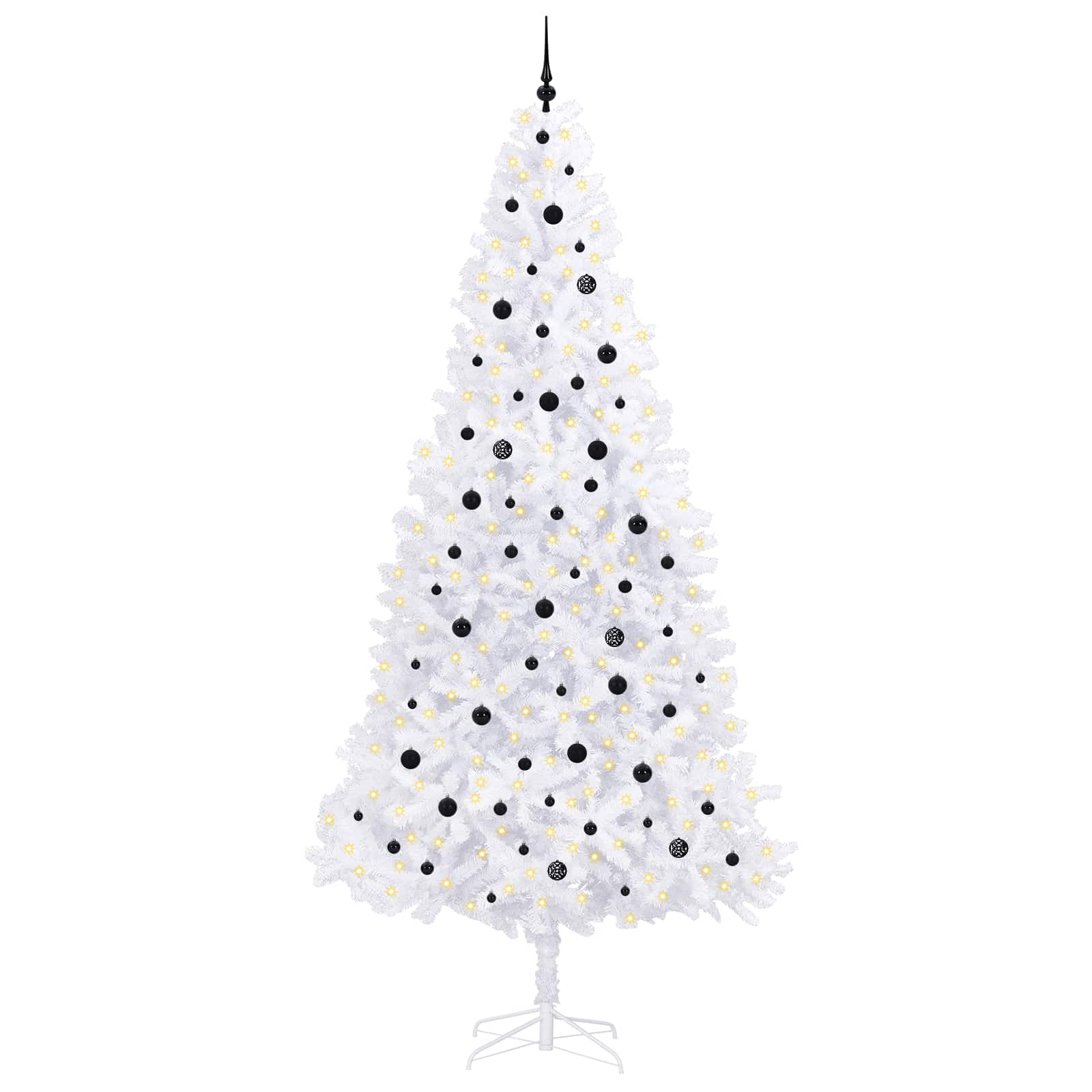 Albero di Natale artificiale Bianco 300 cm PVC e Acciaio 3426559