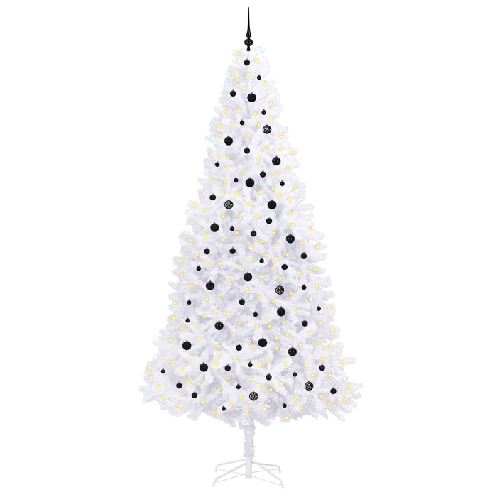 Albero di Natale artificiale Bianco 300 cm PVC e Acciaio 3426559