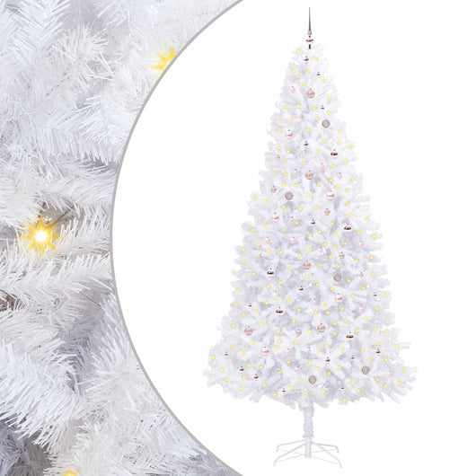 Albero di Natale artificiale Bianco 300 cm PVC e Acciaio 3426560