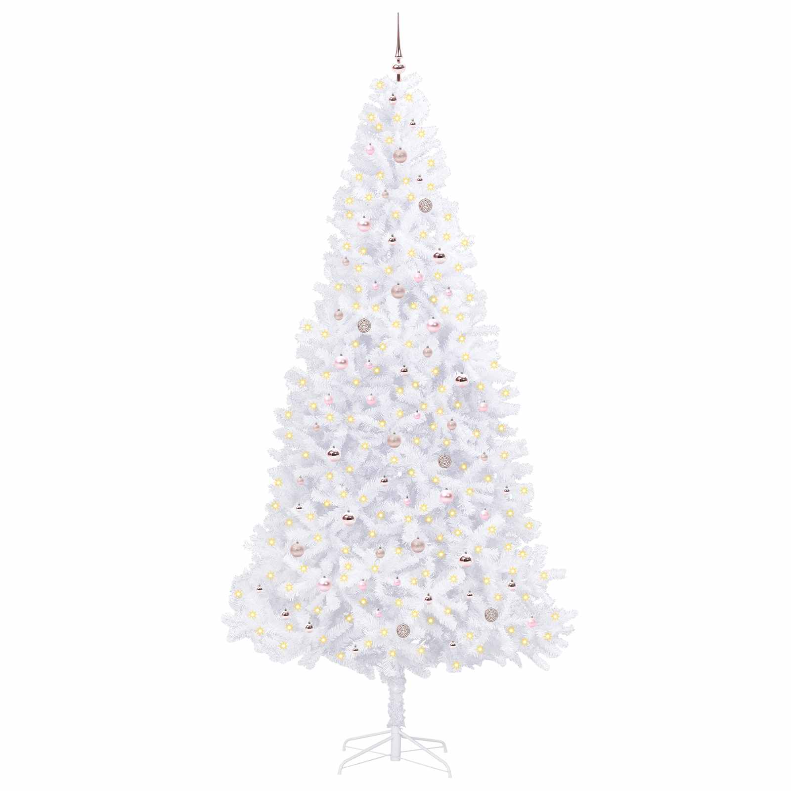 Albero di Natale artificiale Bianco 300 cm PVC e Acciaio 3426560