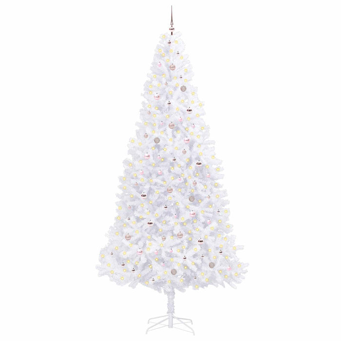Albero di Natale artificiale Bianco 300 cm PVC e Acciaio 3426560