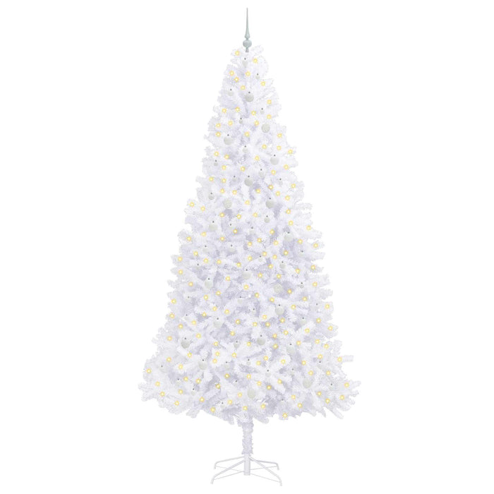 Albero di Natale artificiale Bianco 300 cm PVC e Acciaio 3426561