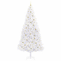 Albero di Natale artificiale Bianco 300 cm PVC e Acciaio 3426562