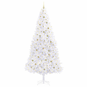 Albero di Natale artificiale Bianco 300 cm PVC e Acciaio 3426562
