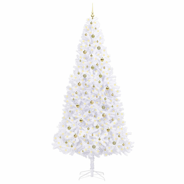 Albero di Natale artificiale Bianco 300 cm PVC e Acciaio 3426562