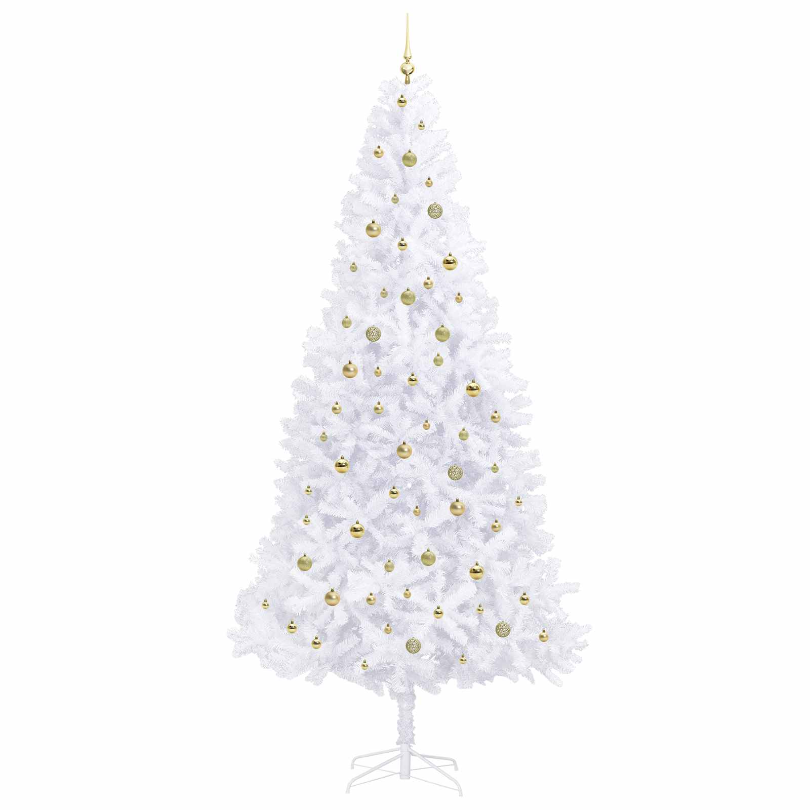 Albero di Natale artificiale Bianco 300 cm PVC e Acciaio 3426562
