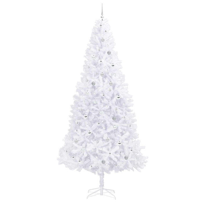 Albero di Natale artificiale Bianco 300 cm PVC e Acciaio 3426563