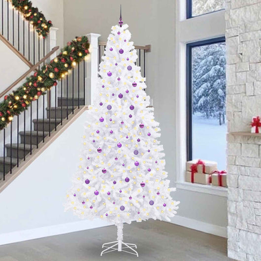 Albero di Natale artificiale Bianco 300 cm PVC e Acciaio 3426564