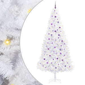 Albero di Natale artificiale Bianco 300 cm PVC e Acciaio 3426564