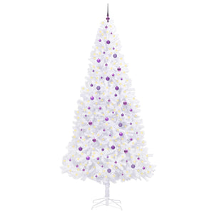 Albero di Natale artificiale Bianco 300 cm PVC e Acciaio 3426564