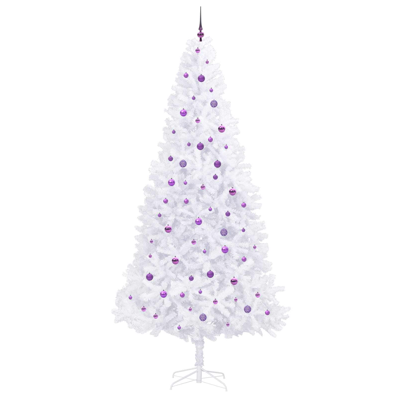 Albero di Natale artificiale Bianco 300 cm PVC e Acciaio 3426564