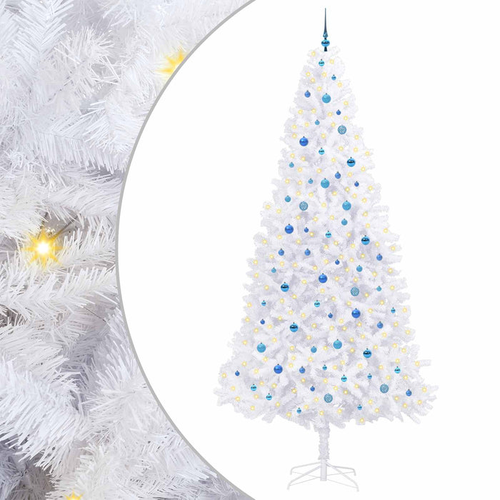 Albero di Natale artificiale Bianco 300 cm PVC e Acciaio 3426565