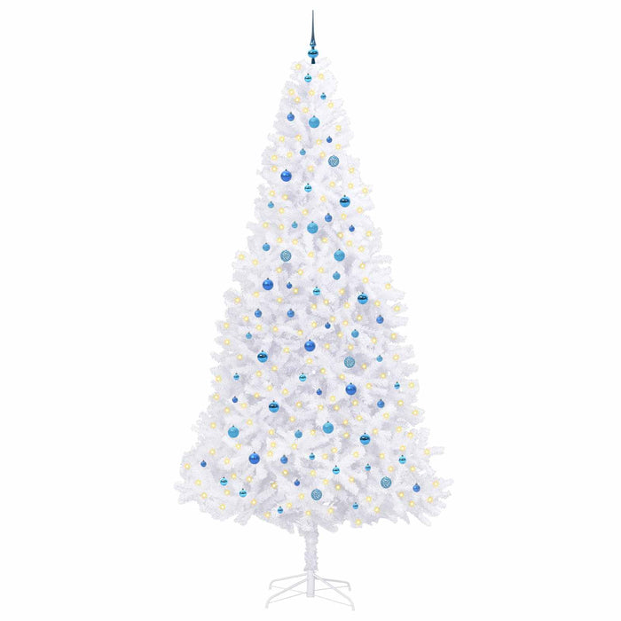 Albero di Natale artificiale Bianco 300 cm PVC e Acciaio 3426565