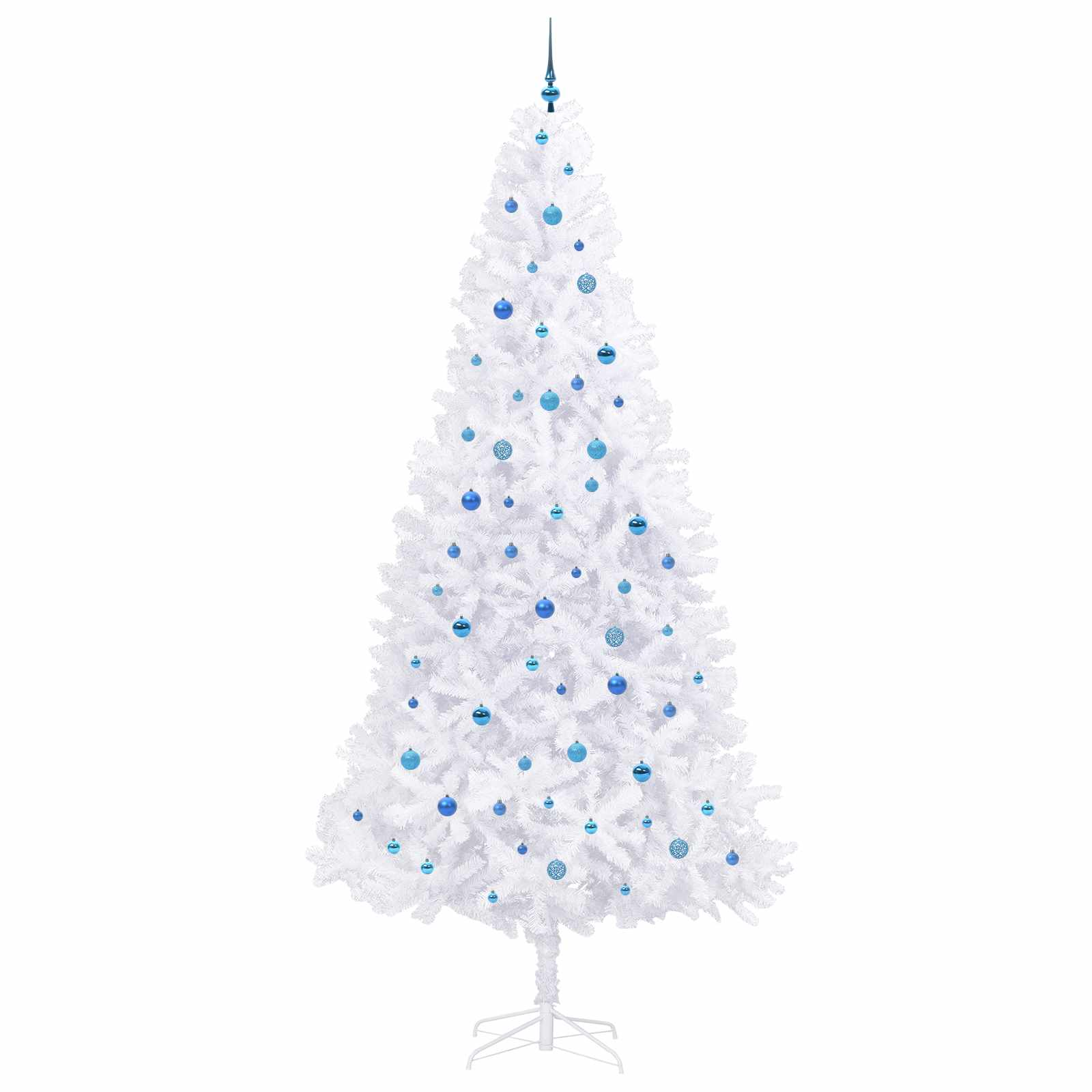 Albero di Natale artificiale Bianco 300 cm PVC e Acciaio 3426565
