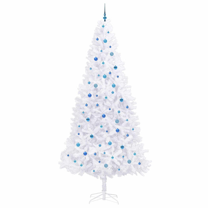 Albero di Natale artificiale Bianco 300 cm PVC e Acciaio 3426565
