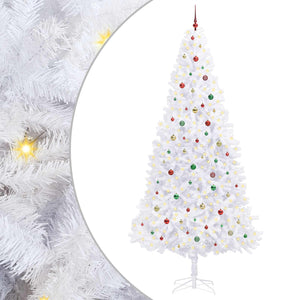 Albero di Natale artificiale Bianco 300 cm PVC e Acciaio 3426566
