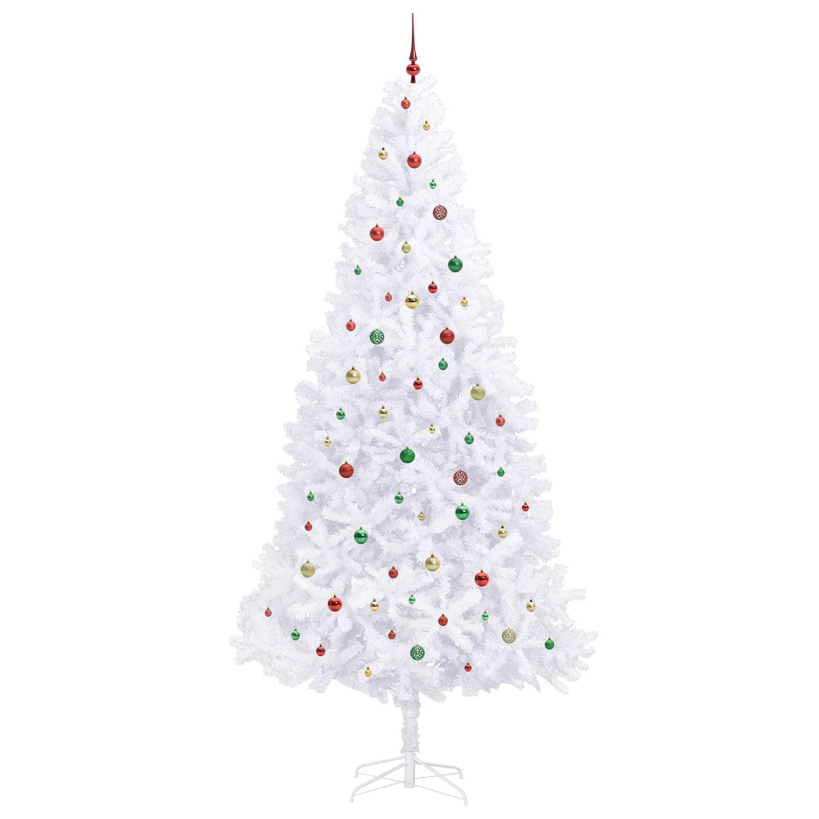 Albero di Natale artificiale Bianco 300 cm PVC e Acciaio 3426566