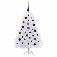 Albero di Natale Artificiale con Rami Pieghevoli Bianco 120 cm 3426577