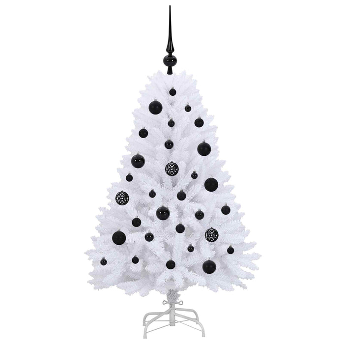 Albero di Natale Artificiale con Rami Pieghevoli Bianco 120 cm 3426577