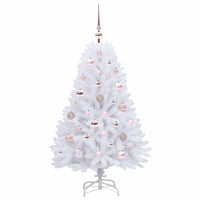 Albero di Natale Artificiale con Rami Pieghevoli Bianco 120 cm 3426578