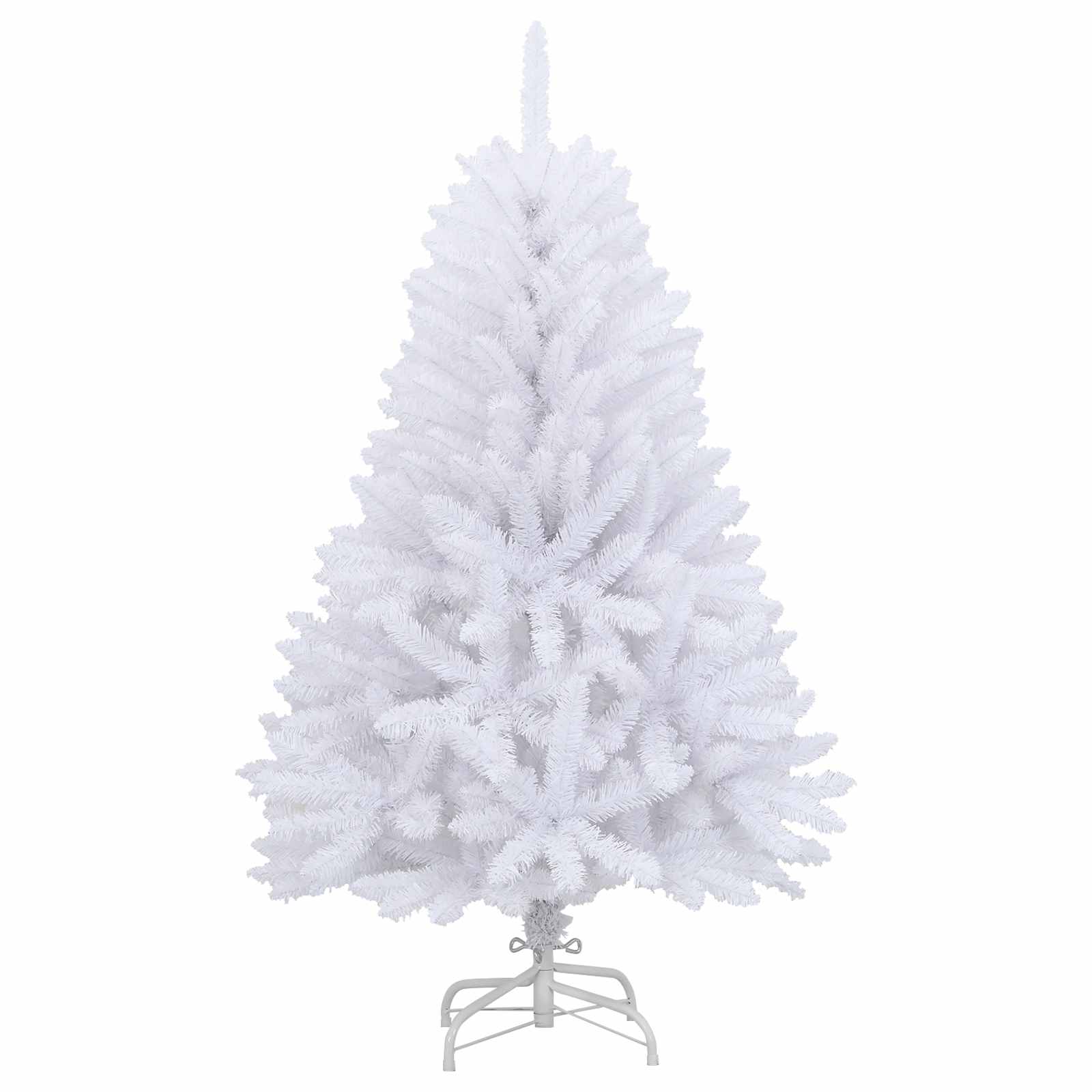 Albero di Natale Artificiale con Rami Pieghevoli Bianco 120 cm 3426580