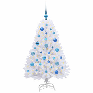 Albero di Natale Artificiale con Rami Pieghevoli Bianco 120 cm 3426583