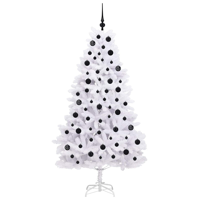 Albero di Natale Artificiale con Rami Pieghevoli Bianco 180 cm 3426595