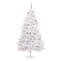 Albero di Natale Artificiale con Rami Pieghevoli Bianco 180 cm 3426596