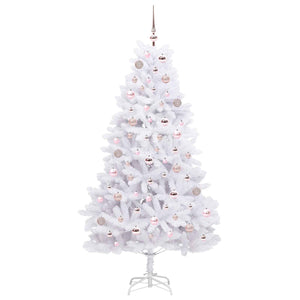 Albero di Natale Artificiale con Rami Pieghevoli Bianco 180 cm 3426596