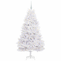 Albero di Natale Artificiale con Rami Pieghevoli Bianco 180 cm 3426597