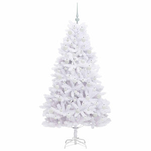 Albero di Natale Artificiale con Rami Pieghevoli Bianco 180 cm 3426597