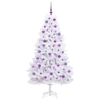 Albero di Natale Artificiale con Rami Pieghevoli Bianco 180 cm 3426600