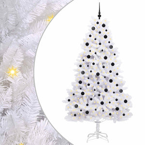 Albero di Natale Artificiale con Rami Pieghevoli Bianco 210 cm 3426604