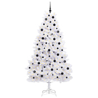 Albero di Natale Artificiale con Rami Pieghevoli Bianco 210 cm 3426604